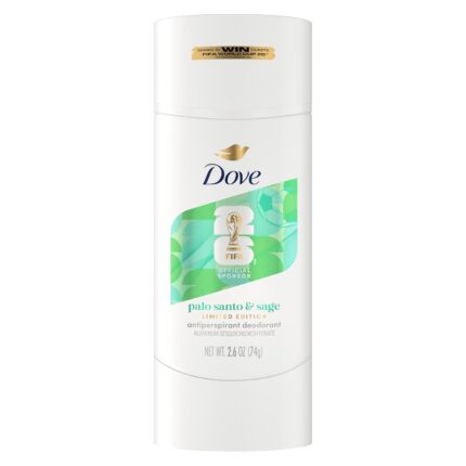 Dove Clinical + Care Antiperspirant Deodorant Stick for Women | Palo Santo & Sage Scent, 72H Sweat & Odor Protection, FIFA World Cup Limited Edition, 2.6 oz