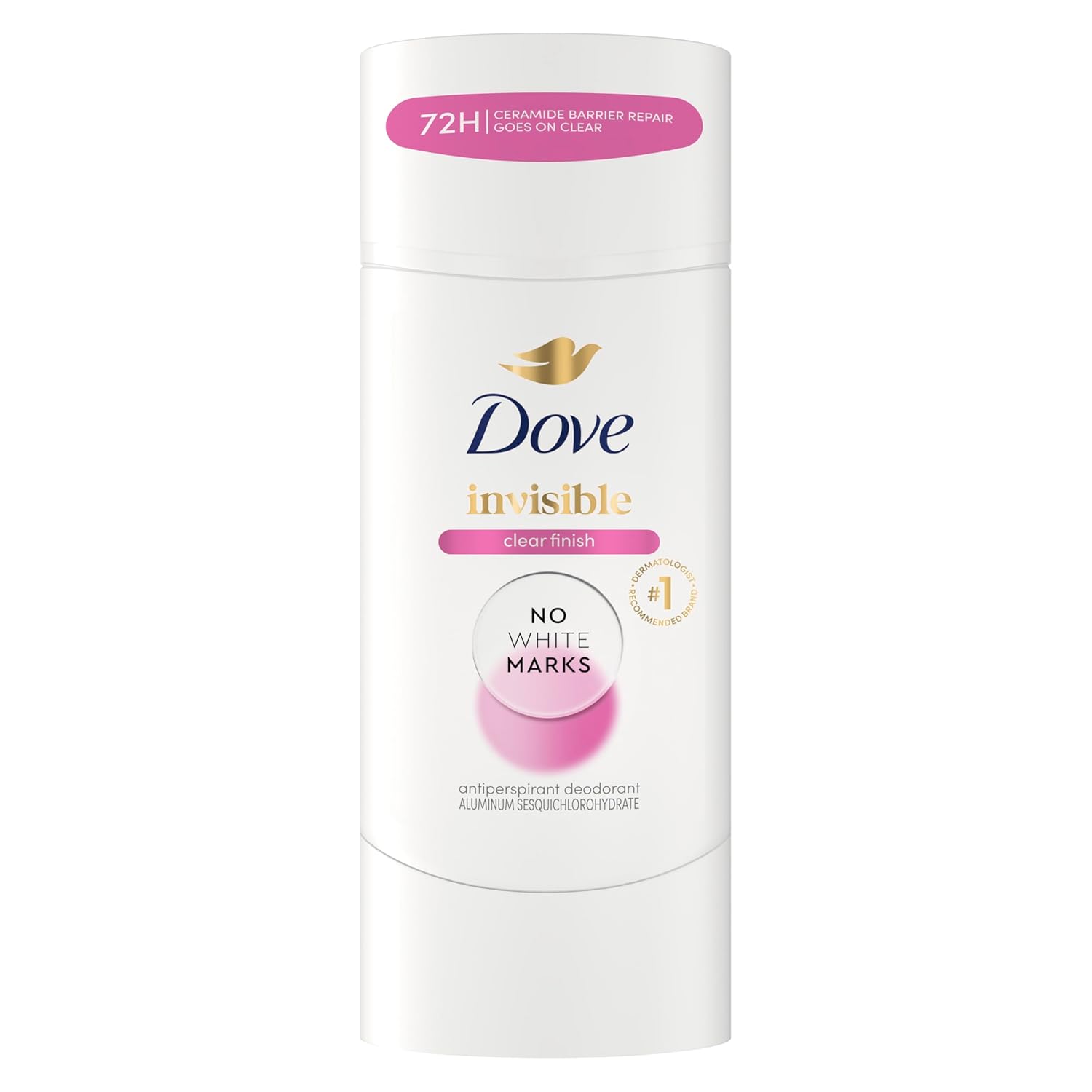 Dove Women's Clear Finish Antiperspirant: 72-Hour Odor Control Dove Advanced Care Antiperspirant Deodorant for Women Clear Finish No White Marks 72 hour sweat and odor protection 2.6 oz