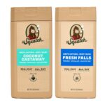 Dr. Squatch Natural Men's Body Wash Shower Gel - Cleansing, Nourishing, Long Lasting Scent, Moisturizing Body Wash for Men - Fresh Falls + Coconut Castaway (14 oz, 2-Pack)