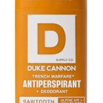 Duke Cannon Sawtooth Trench Warfare Antiperspirant Deodorant for Men – Alpine Air & Cedarwood Scent, 3 oz – Long-Lasting Sweat Protection, Paraben-Free
