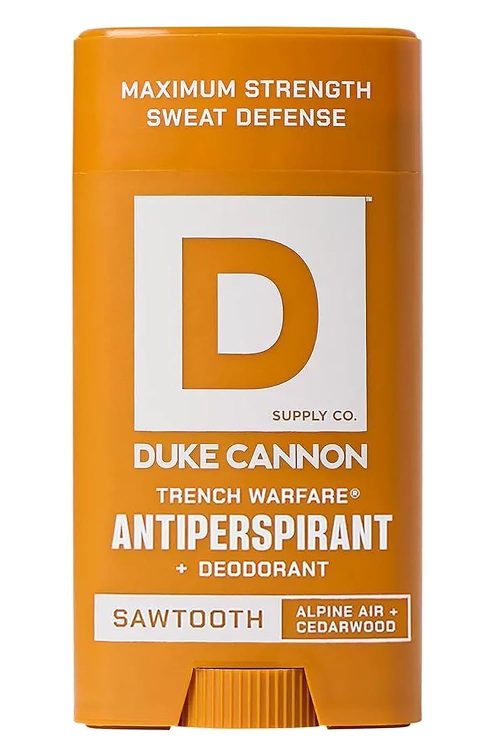 Duke Cannon Trench Warfare Deodorant: Alpine Air & Cedarwood, 3 Duke Cannon Sawtooth Trench Warfare Antiperspirant Deodorant for Men – Alpine Air & Cedarwood Scent, 3 oz – Long-Lasting Sweat Protection, Paraben-Free