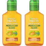 Garnier Fructis Sleek & Shine Moroccan Sleek Smoothing Oil for Frizzy, Dry Hair, Argan Oil, 3.75 Fl Oz, 2 Count (Packaging May Vary)