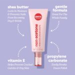 Gentle, Nourishing Non-Acetone Nail Polish Remover Cream, 1.8 fl oz - Image 2