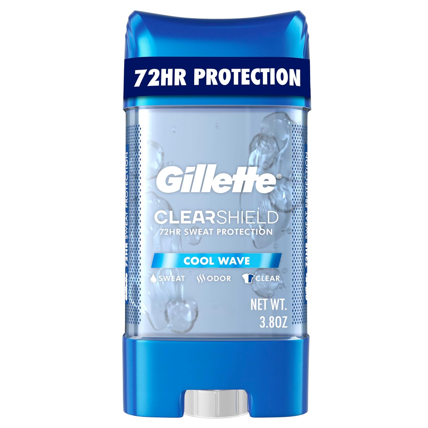 Gillette Cool Wave Clear Gel Anti-Perspirant, 3.8 oz Gillette Anti-Perspirant Deodorant Clear Gel, Cool Wave 3.8 oz