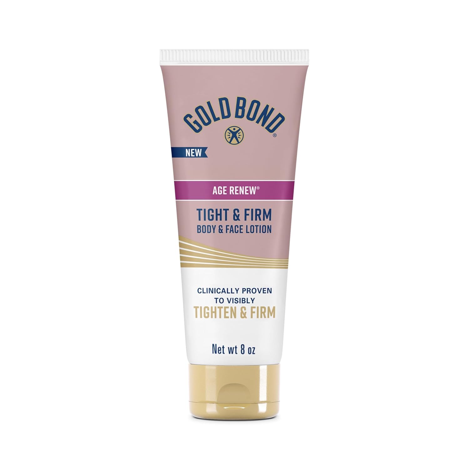 Gold Bond Age Renew Firming Lotion for Body & Face, Gold Bond Age Renew Tight & Firm Body & Face Lotion with Proteins & Lipids, Skin Firming Lotion for Aging, Dry Skin, 8 oz.