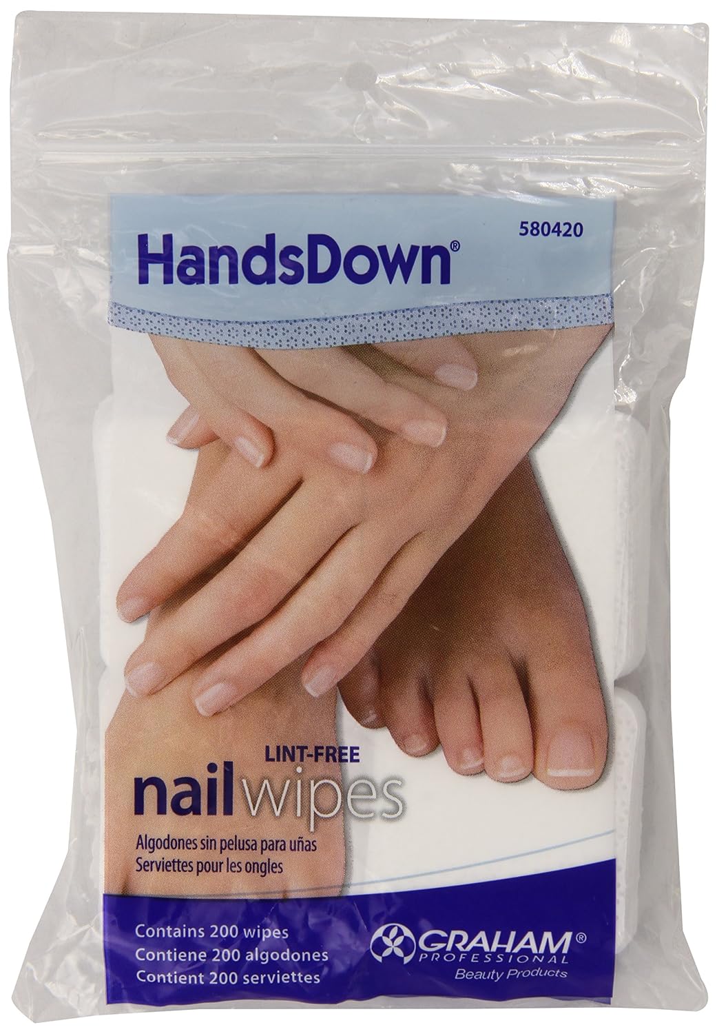 Graham Nail Wipes, 200 Count – Easy and Effective Cleaning Graham Hands Down Nail Wipes, 200 Count