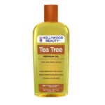 Hollywood Beauty Tea Tree Oil for Hair, Scalp, and Skin, 16 fl oz - Moisturizes Dry, Itchy Scalp, Fungus Fighter, Blended with Vitamin E & Aloe