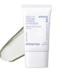 innisfree Daily Mineral UV Defense SPF 45 | Tinted Korean Sunscreen with Zinc Oxide for Redness | Gentle, Hydrating and Lightweight | Available in 2 Pack