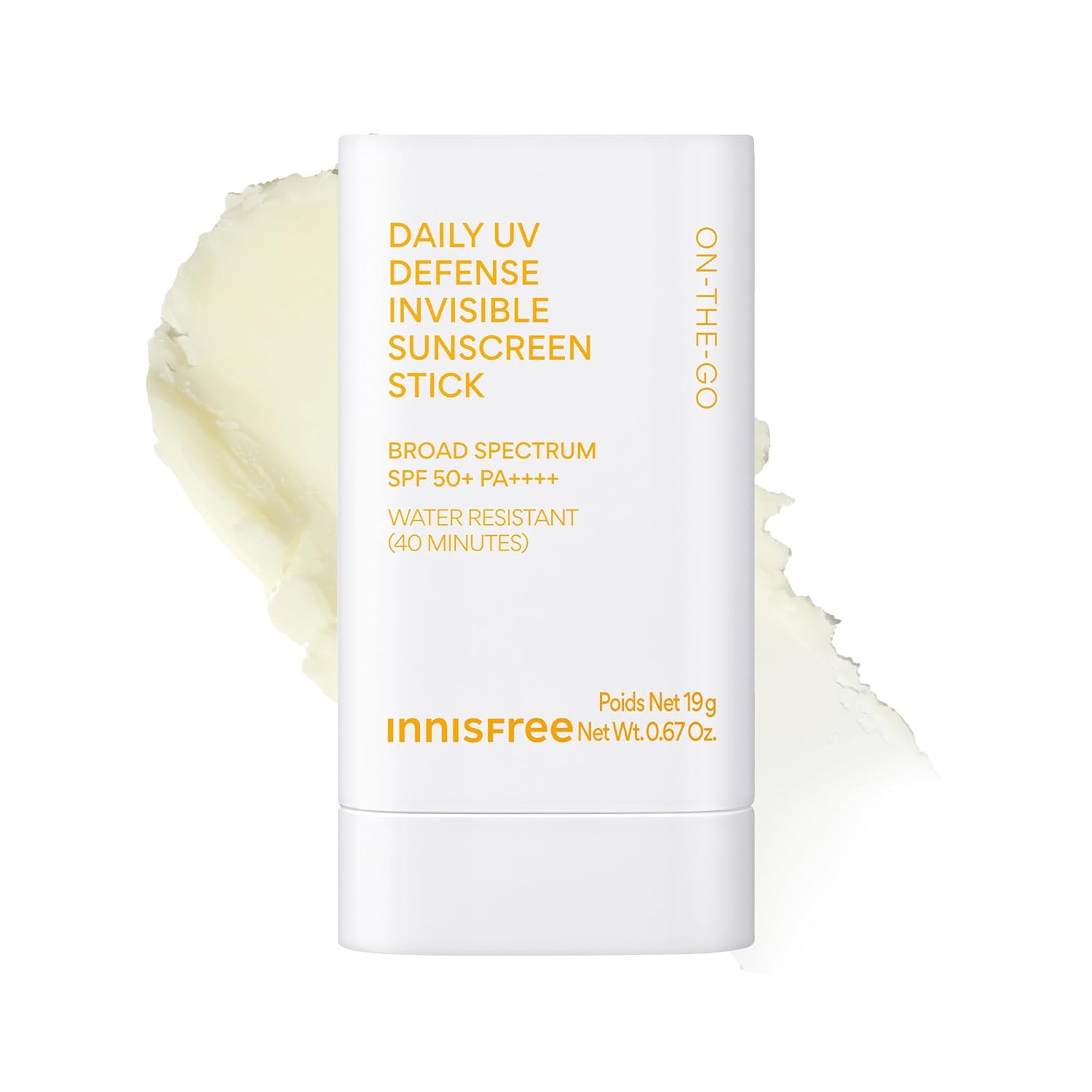 Innisfree Daily UV Defense Stick: SPF 50+, Blurring, Water-Resistant. innisfree Daily UV Defense Sunscreen Stick SPF 50+ | Korean Sunscreen Stick for Face and Body with Blurring Finish | Water Resistant | For All Skin Types