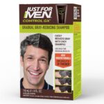Just for Men Control GX Grey Reducing Shampoo, Gradual Hair Color with Keratin for Stronger Thicker and Healthier Looking Hair, 4 Fl Oz - Pack of 1
