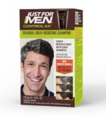 Just for Men Control GX Grey Reducing Shampoo, Gradual Hair Color with Keratin for Stronger Thicker and Healthier Looking Hair, 4 Fl Oz - Pack of 1