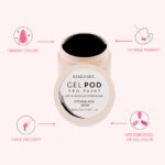 KIARA SKY Professional Nails Gel Art Pod - Ultra Pigmented Gel Art Paints (Pitch Black)