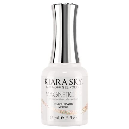 Kiara Sky Cat Eye Gel Nail Polish 15ml | Peach Nude Champagne Beige Magnetic FX Gel Polish Soak Off | UV LED Nail Lamp Gel | Metallic Velvet Cat Eye Gel Polish Nail Art Salon DIY Home Gel – Peachspark