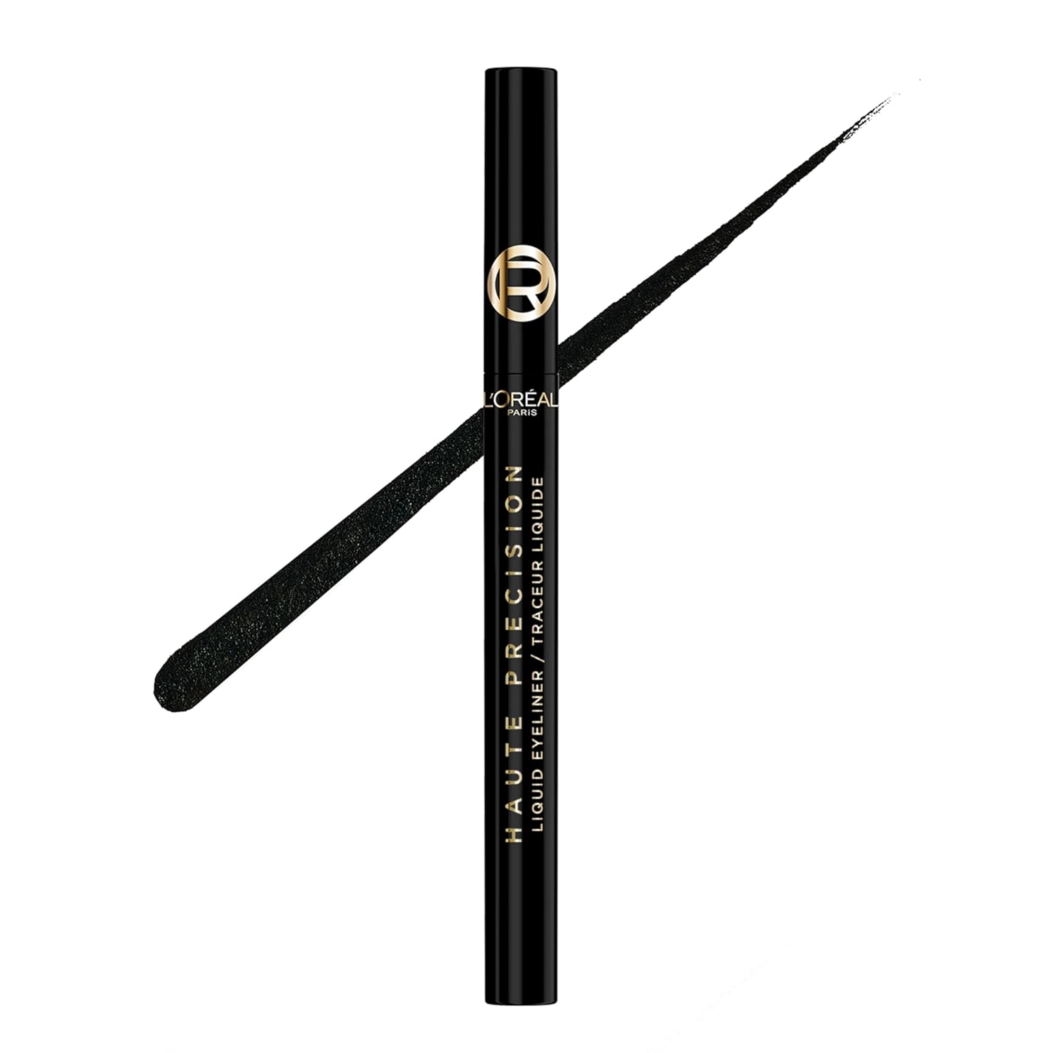 L'Oreal Paris Waterproof Liquid Eyeliner: 28HR Smudge-Proof Black. L'Oreal Paris Haute Precision Waterproof Liquid Eyeliner, Smudge-Proof Eye Liner with Micro-Tip, for up to 28HR Eye Makeup Wear, 010 Black Silk