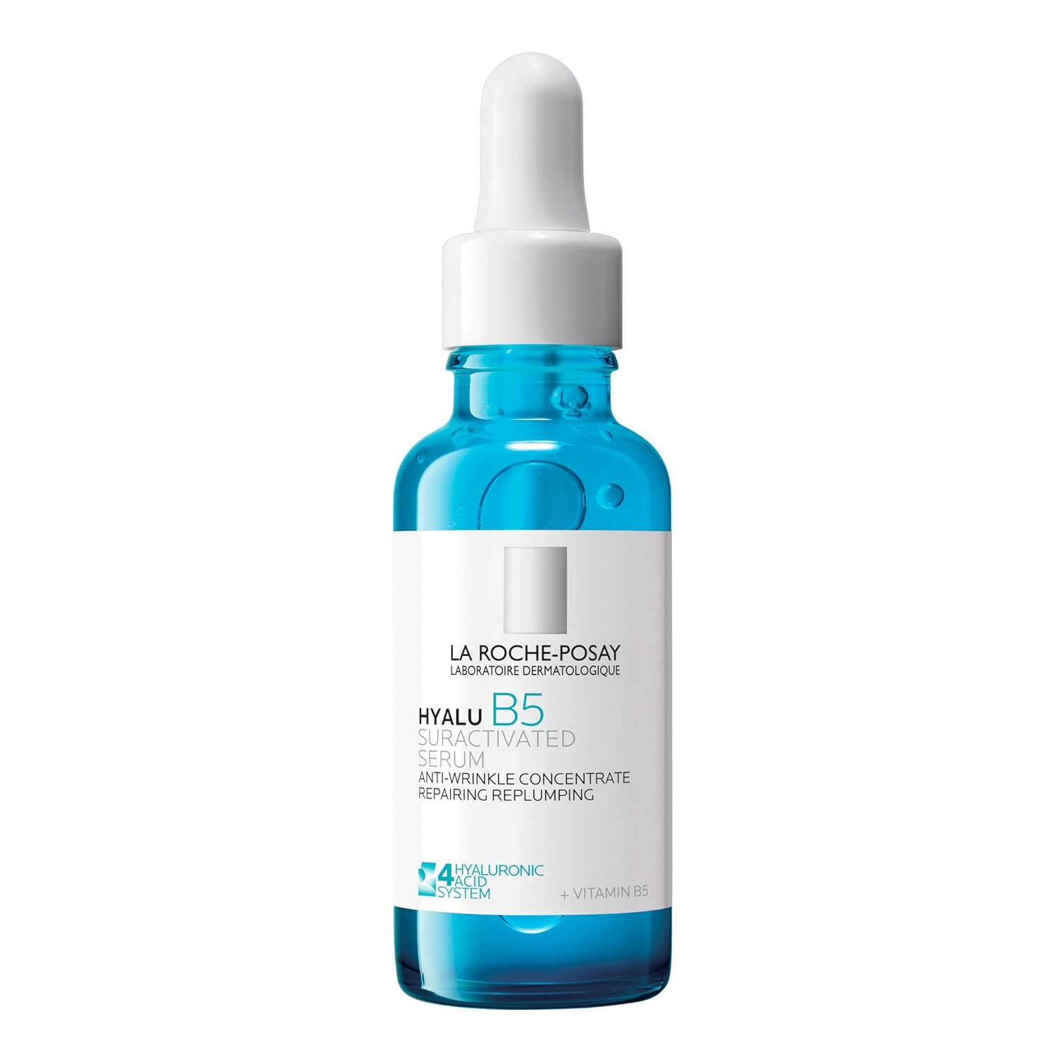 La Roche-Posay Hyalu B5: Hydrating Anti-Aging Serum for Sensitive Skin La Roche-Posay Hyalu B5 Pure Hyaluronic Acid Serum for Face, Vitamin B5 + Hyaluronic Acid + Madecassoside, Hydrating Serum Visibly Plumps Skin, Sensitive Skin Safe, Anti Aging, Oil-Free