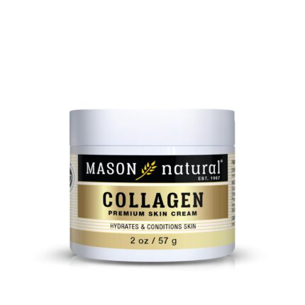 MASON NATURAL Collagen Premium Skin Cream, Women’s Anti,Aging Face & Body Daily Moisturizer for Hydration & Firmness, Pear Scent, 2 oz