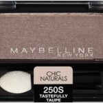 Maybelline New York Expert Wear Eyeshadow Singles, Chic Naturals 250s Tastefully Taupe, 0.09 Ounce