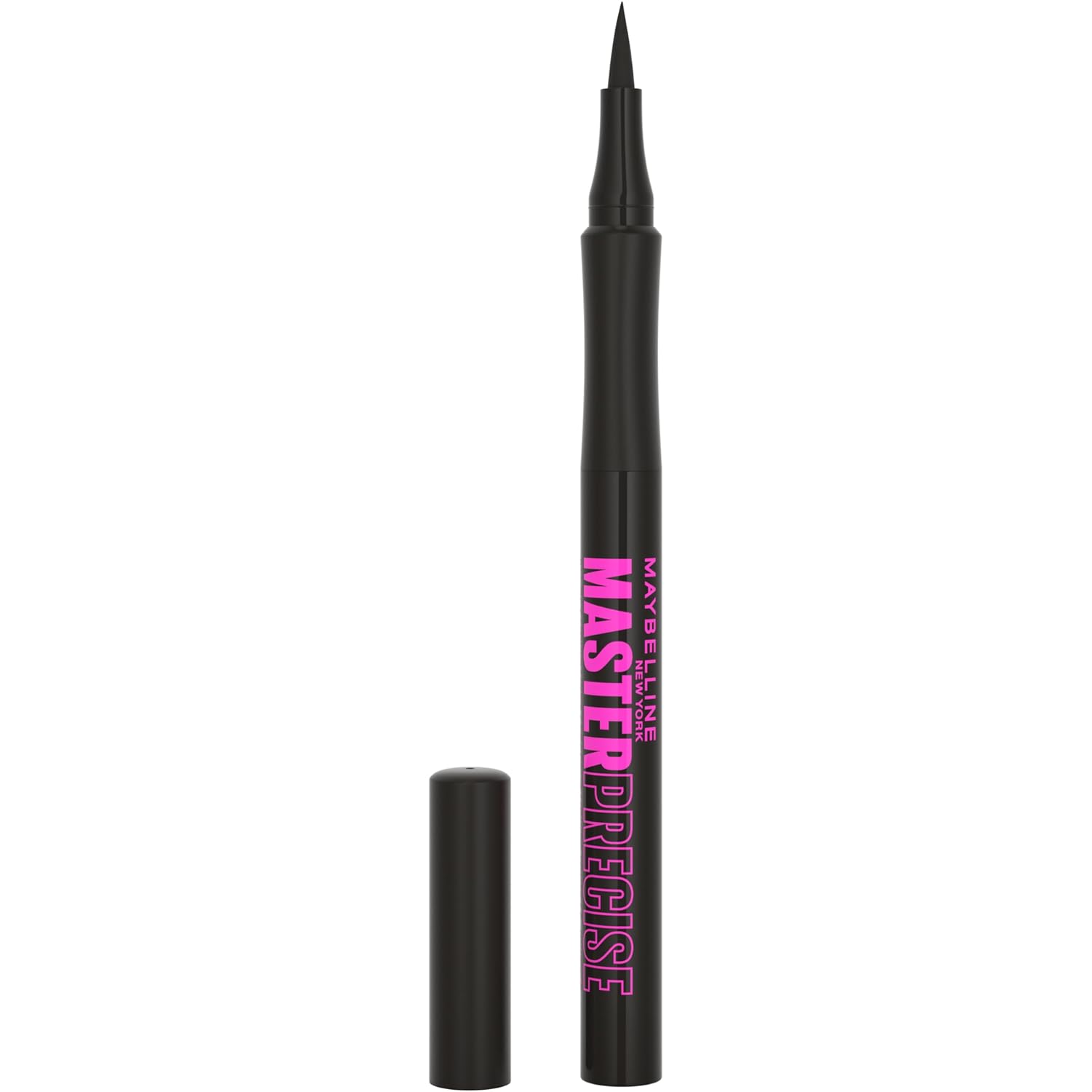 Maybelline Master Precise Waterproof Liquid Eyeliner, Black. Maybelline Eyestudio Master Precise All Day Waterproof Liquid Eyeliner Makeup, Black, 1 Count (Packaging May Vary)