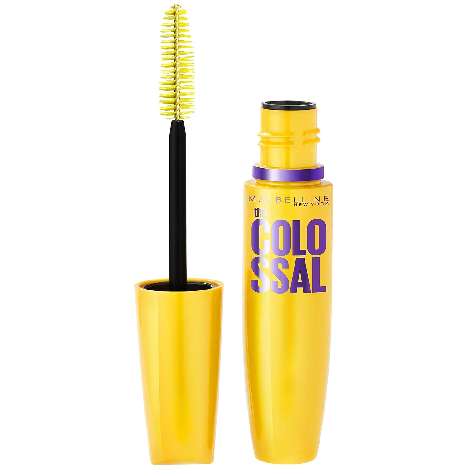 Maybelline Volum' Express Colossal Washable Mascara, Glam Black. Maybelline Volum' Express Colossal Washable Mascara Makeup, Volumizing, Glam Black, 1 Count