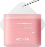 MEDIHEAL Toner Pads 100 Count - Skin Firming Pad - Contains Retinol & Peptides for Firming Care - Helps Restore Skin Elasticity - Korean Skin Care