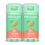 Mitchum Ultimate 72HR Odor Protection Women’s Antiperspirant & Deodorant, Long-Lasting Freshness, Invisible Solid, No White Residue Left on Skin, Floral Citrus, 2 pack