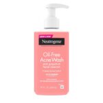Neutrogena Oil-Free Acne Wash Pink Grapefruit Facial Cleanser - with Salicylic Acid for Clear Skin, Daily Face Wash for Oily & Acne-Prone Skin, Deep Cleansing Treatment, 9.1 fl. oz. Bottle