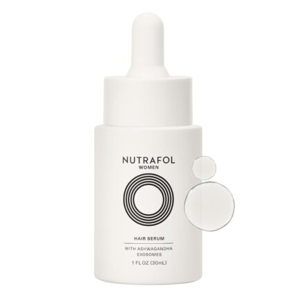 Nutrafol Women's Hair Serum, Supports Visibly Thicker and Stronger Hair, Vegan, Lightweight and Fast-Absorbing