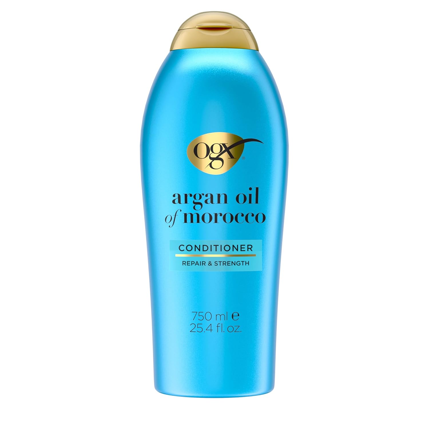 OGX Argan Oil Conditioner: Strengthens and Repairs Dry Hair OGX Renewing + Argan Oil of Morocco Conditioner, Repair Conditioner & Argan Oil Helps Strengthen & Repair Dry, Damaged Hair, Paraben-Free, Sulfate-Free Surfactants, 25.4 fl. oz