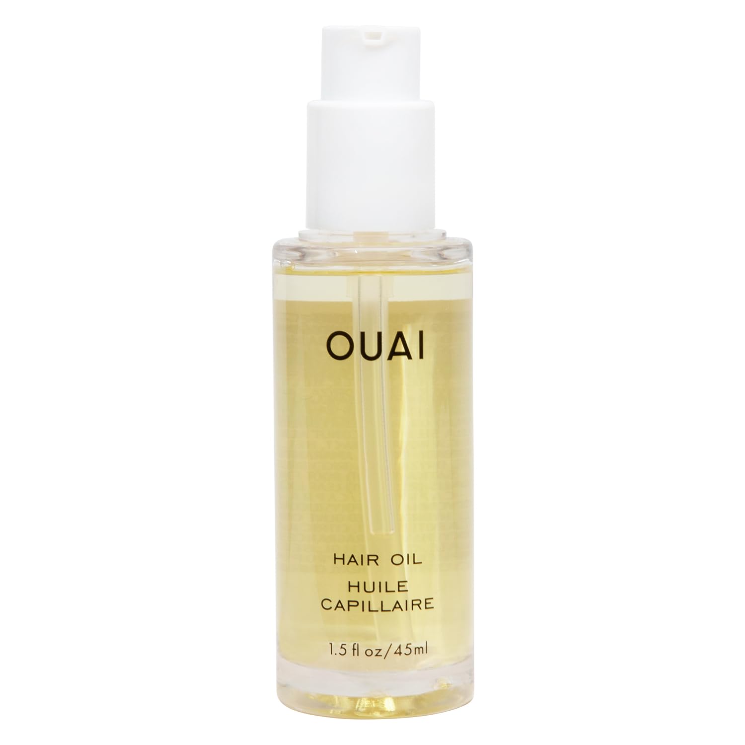 OUAI Hair Oil: Frizz Control, Shine, and Split End Defense. OUAI Hair Oil - Hair Heat Protectant Oil for Frizz Control - Adds Shine and Smooths Split Ends - Color Safe Formula - Paraben, Phthalate and Sulfate Free (1.5 fl oz)