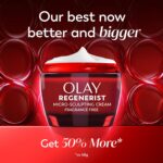 Olay Regenerist Fragrance-Free Anti-Aging Micro-Sculpting Cream, 2.6oz - Image 2