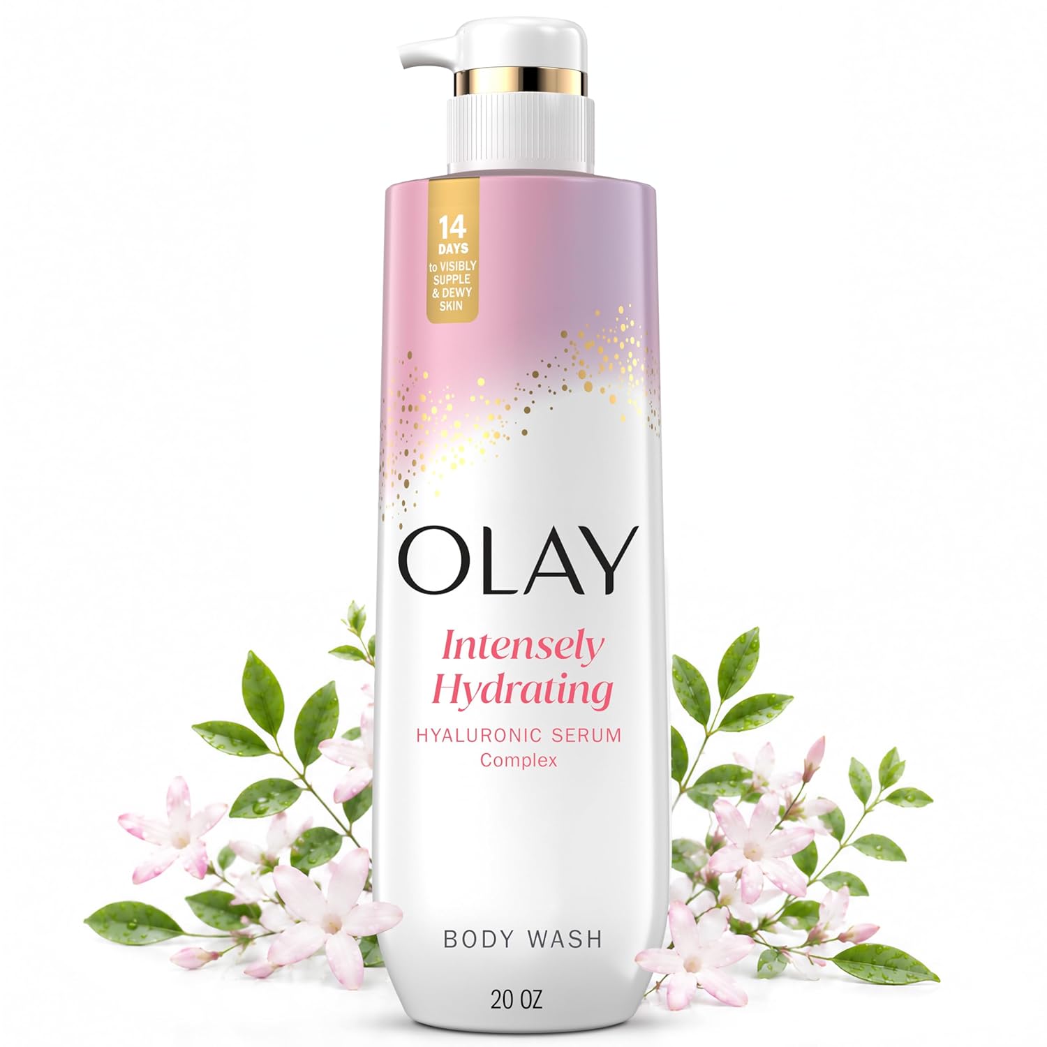 Olay Women's Body Wash: Hydrating, Paraben-Free, for All Skin Types Olay Body Wash for Women, Intensely Hydrating, Hyaluronic Acid Serum Complex, Renews Moisture, Free of Parabens & Phthalates, Vitamin B3 Lameller Technology, For All Skin Types, 20 fl oz