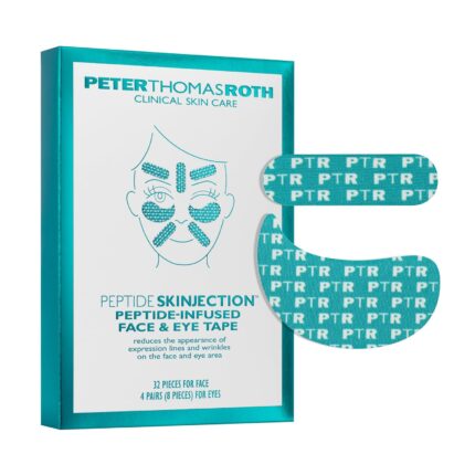 Peter Thomas Roth | Peptide Skinjection™ ​Peptide-Infused Face & Eye Tape | Face Tape For Wrinkles and Aging Skin | Peptide Face Tape