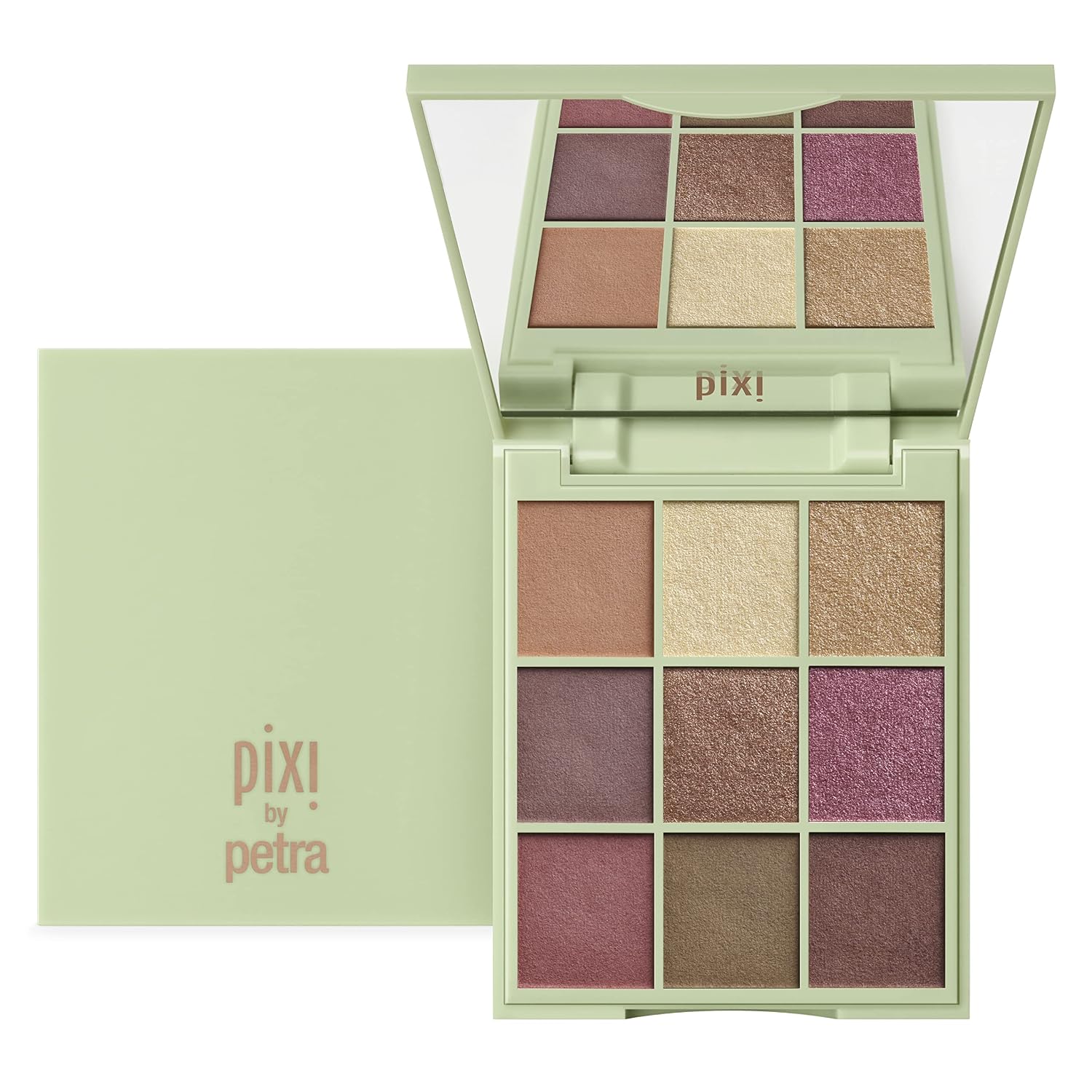 Pixi Beauty Rosette Ray Eyeshadow Palette - 9 Shades, Paraben-Free. Pixi Beauty Eye Effects - Rosette Ray | Eyeshadow 9 Shade Compact Palette | Easy To Apply High Pigment Colour | Paraben-Free | 11.5g
