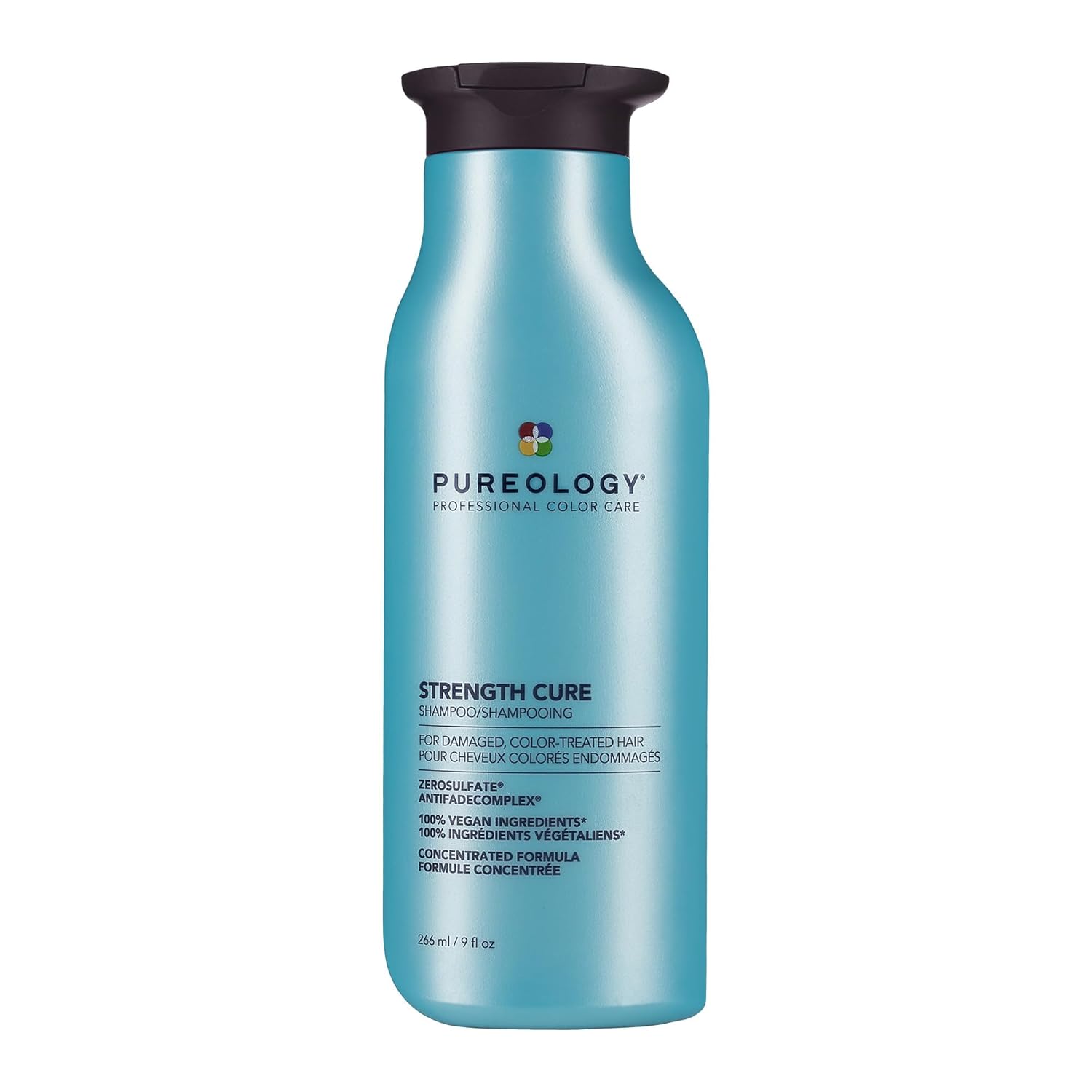 Pureology Strength Cure Shampoo: Revives Color-Treated Hair, Vegan & Sulfate-Free. Pureology Strength Cure Shampoo - For Damaged or Color Treated Hair, Hair Repair, Reduces Damage & Seals Split Ends, Protects Color Vibrancy, Vegan & Sulfate Free
