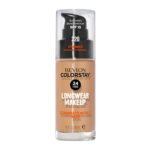 Revlon Liquid Foundation, ColorStay Face Makeup for Combination & Oily Skin, SPF 15, Medium-Full Coverage with Matte Finish, 220 Natural Beige, 1 Fl Oz