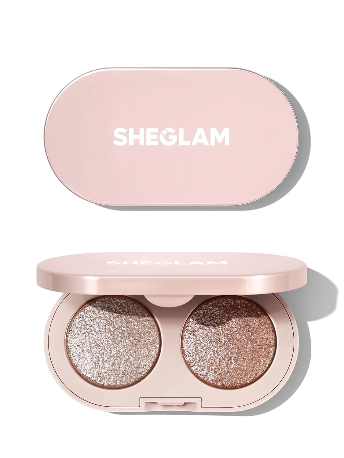 SHEGLAM Prismalight Duo Eyeshadow - Quartz Rising 01 SHEGLAM Prismalight Baked Gelee Eyeshadow Duo-01 Quartz Rising