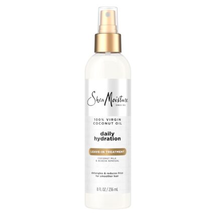 Shea Moisture 100% Virgin Coconut Oil Leave-in Treatment, 8 Ounce