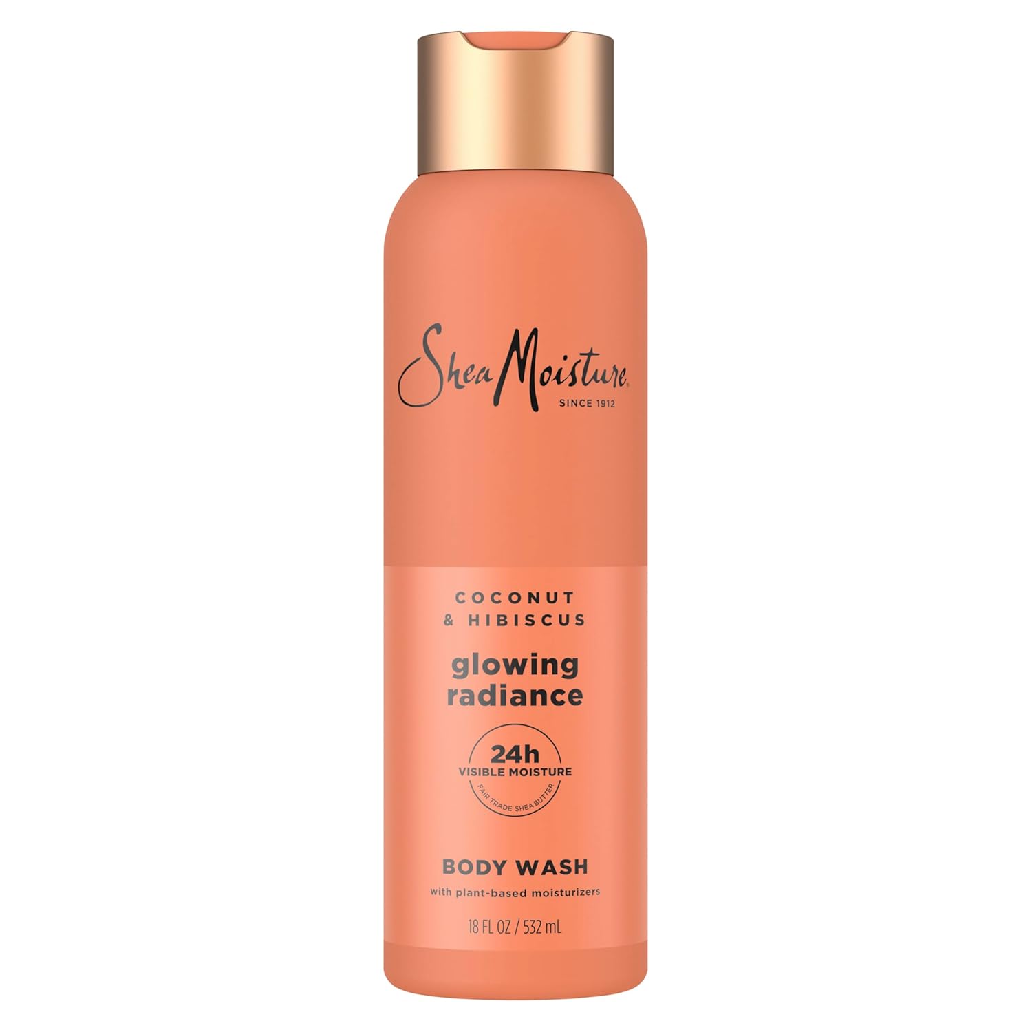 SheaMoisture Coconut Hibiscus Body Wash for Radiant, Moisturized Skin SheaMoisture Coconut Hibiscus Body Wash Glowing Radiance Glowing Radiance body wash for 24H Visible Moisture for Healthy, Glowing Skin 18 oz