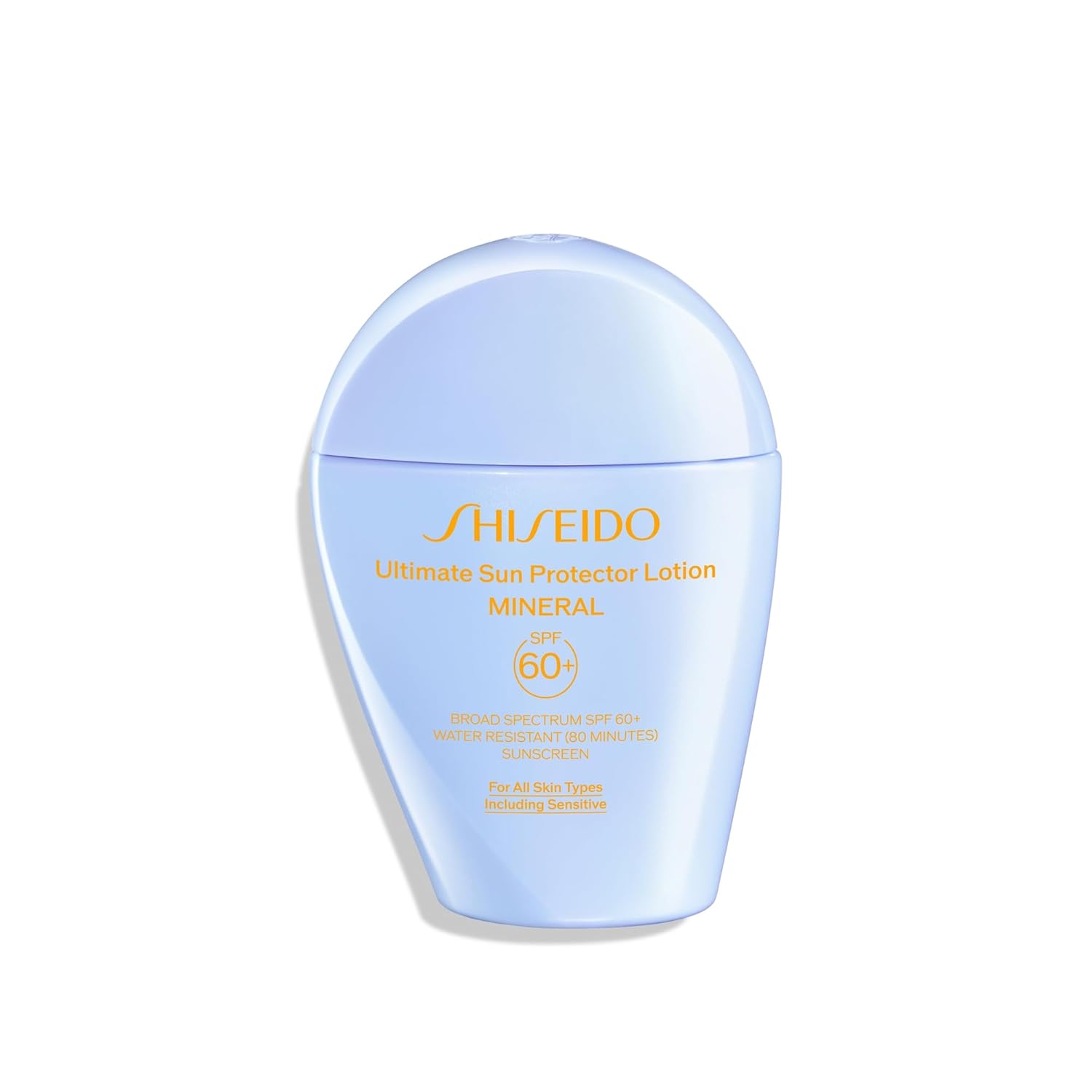Shiseido Mineral SPF 60+ Sunscreen for All Skin Types Shiseido Ultimate Sun Protector Lotion Mineral SPF 60+ - Sheer, Broad-Spectrum Sunscreen for Face & Body - Visibly Improves Fine Lines, Smoothness & Skin Tone - Fragrance Free, All Skin Types