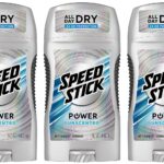 Speed Stick Anti-Perspirant Deodorant, Unscented 3 oz (Pack of 3)