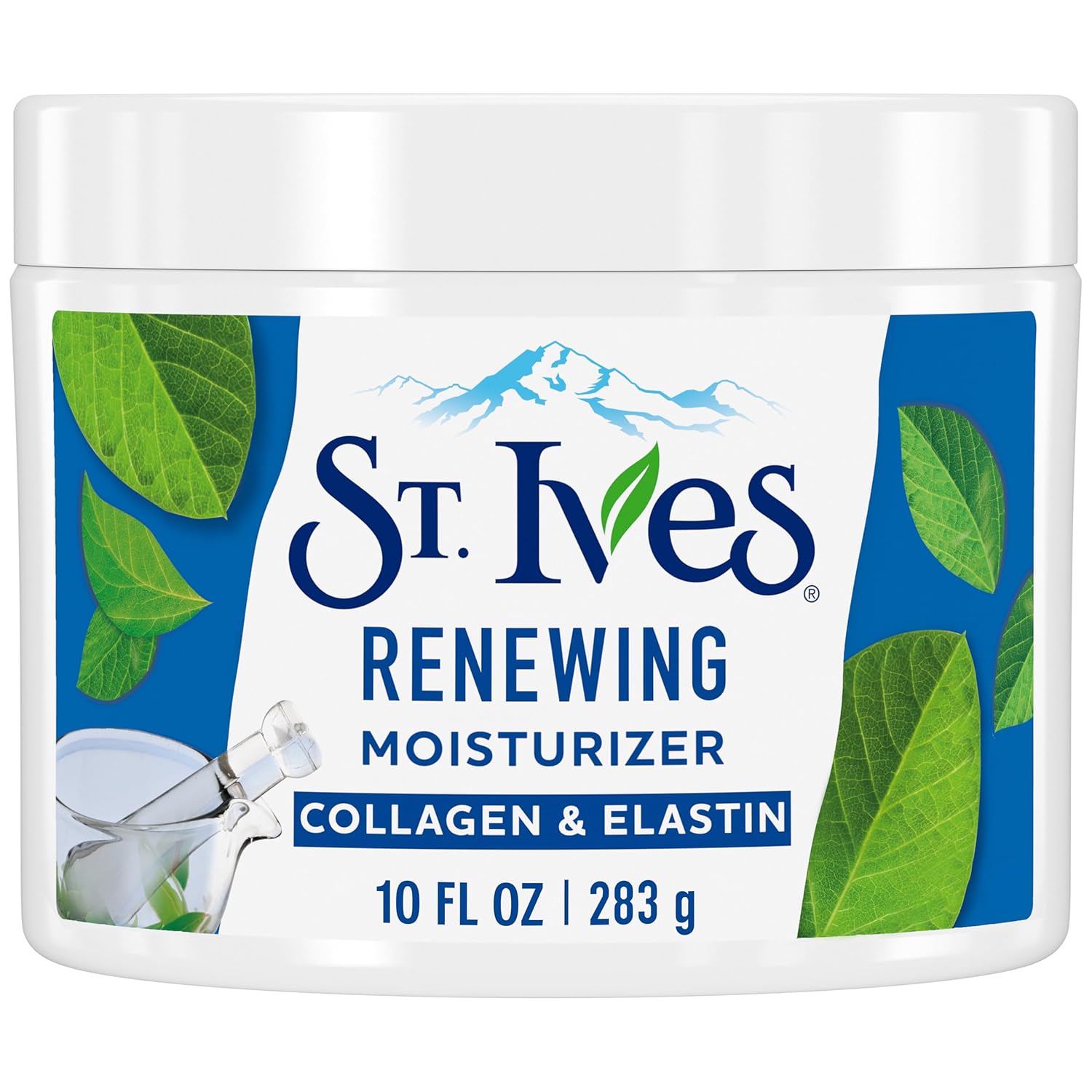 St. Ives Collagen Cream: Renewing Moisturizer for Dry Skin St. Ives Face Moisturizer Cream, Collagen and Elastin, Renewing Facial Moisturizer for Women, Paraben Free, Dermatologist Tested Daily Moisturizing for Dry Skin Cruelty Free, 10 oz