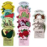 TONYMOLY I’m Sheet Mask Gift Set – Korean Face Mask Variety Pack with Hydrating & Vitamin Essences, 10 Pack