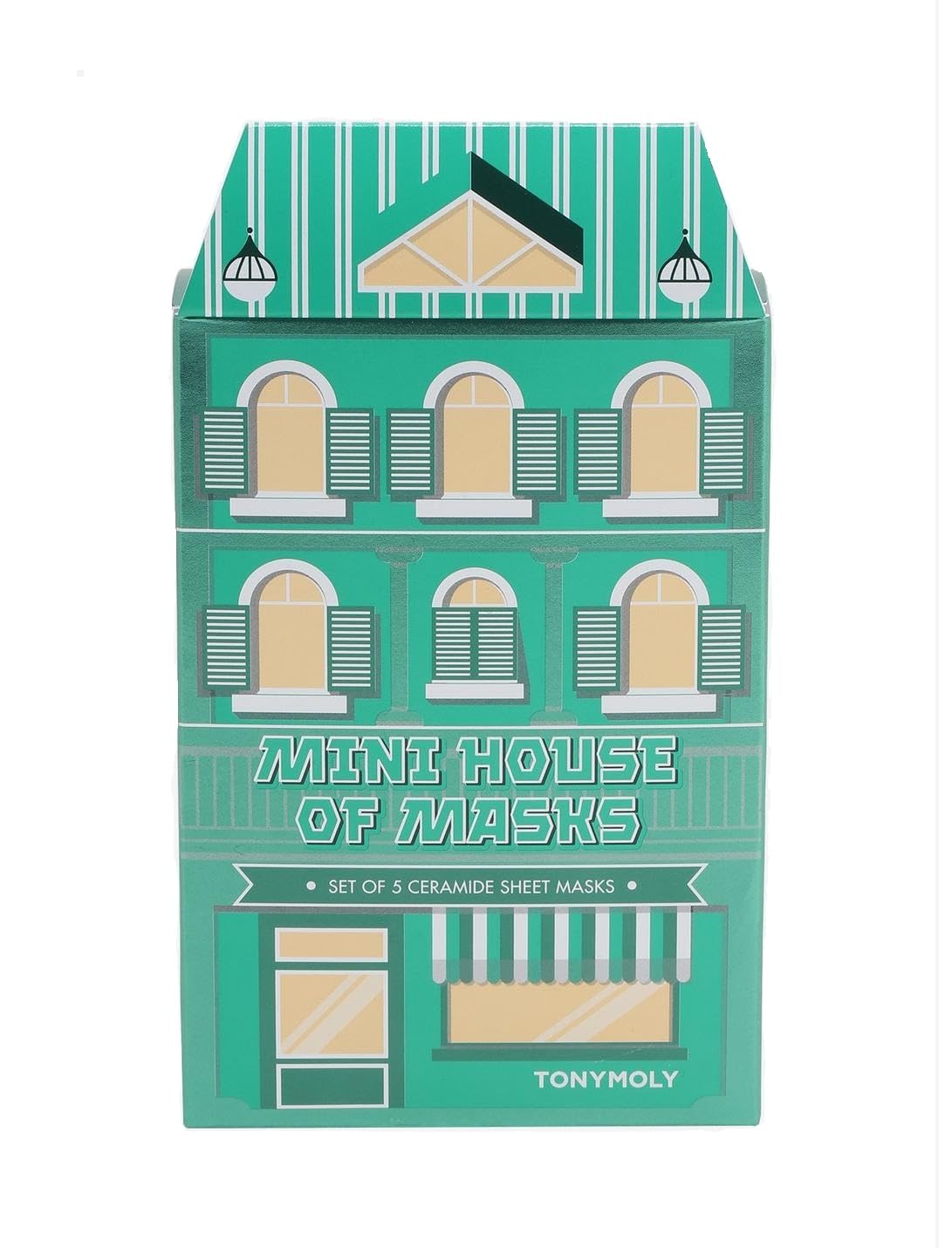 TONYMOLY Mini Mask Set: Hydrating Ceramide & Hyaluronic Acid TONYMOLY Mini House of Masks 5pc Ceramide Acid Sheet Mask Set – Hydrating & Barrier-Repair Korean Face Masks with Hyaluronic Acid – Strengthens Skin Barrier, Moisturizes & Soothes, K-Beauty Gift Set