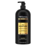 TRESemmé Rich Moisture Hydrating Shampoo with Pump with Up to 72H Hydration for Dry Hair, with Pro Style Technology Formula, 39 fl oz