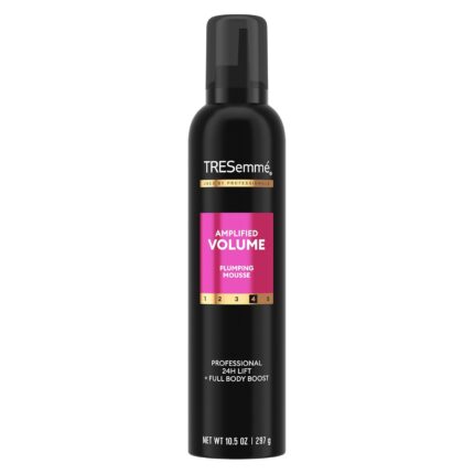 TRESemmé Plumping Mousse Amplified Volume for 24H Lift and Body with Pro Lock Technology 10.5 Fl Oz