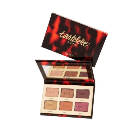 tarte tartelette toasted mini Amazonian clay palette – Eyeshadow Palette with Shimmer & Matte Bronze Neutrals, Longwear Pigment & Blendable Lightweight Formula, Cruelty-Free