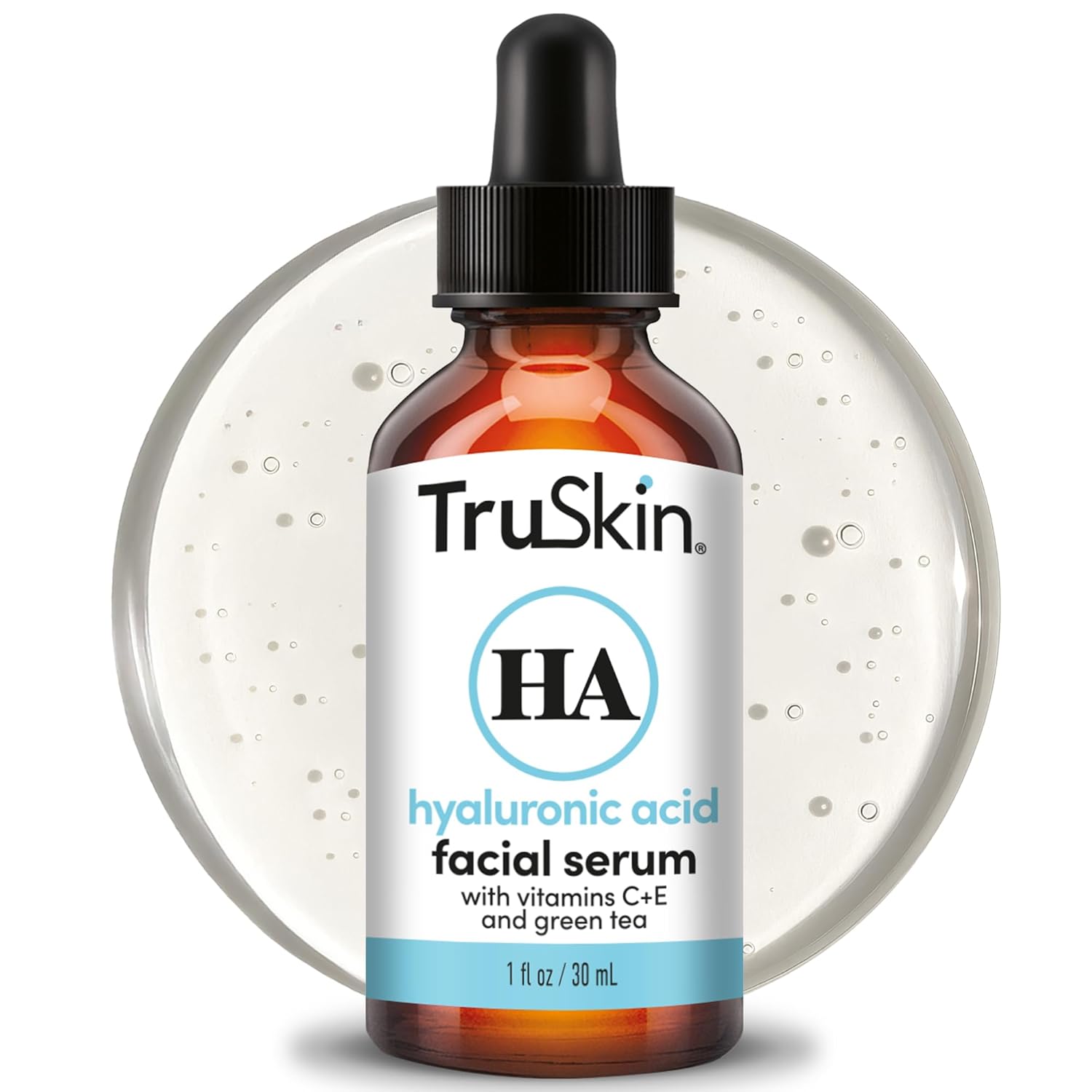 TruSkin Hyaluronic Acid Serum: Ultra-Hydrating Facial Moisturizer TruSkin Hyaluronic Acid Serum for Face – 7 Ultra-Hydrating Ingredients – Moisturizing & Plumping Facial Serum for Smooth, Healthy-Looking Skin, 1 Fl Oz
