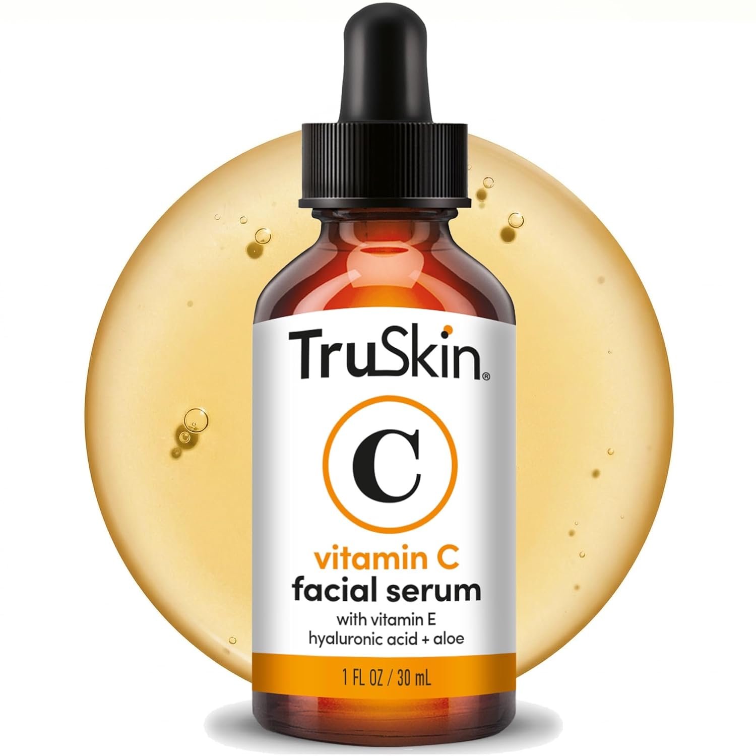 TruSkin Vitamin C Serum: Brightening Anti-Aging Formula for All Skin TruSkin Vitamin C Serum for Face - Anti Aging Face Serum with Hyaluronic Acid & Vitamin E - Brightening Formula for Improving Appearance of Dark Spots, Fine Lines & Wrinkles - All Skin Types, 1 fl oz