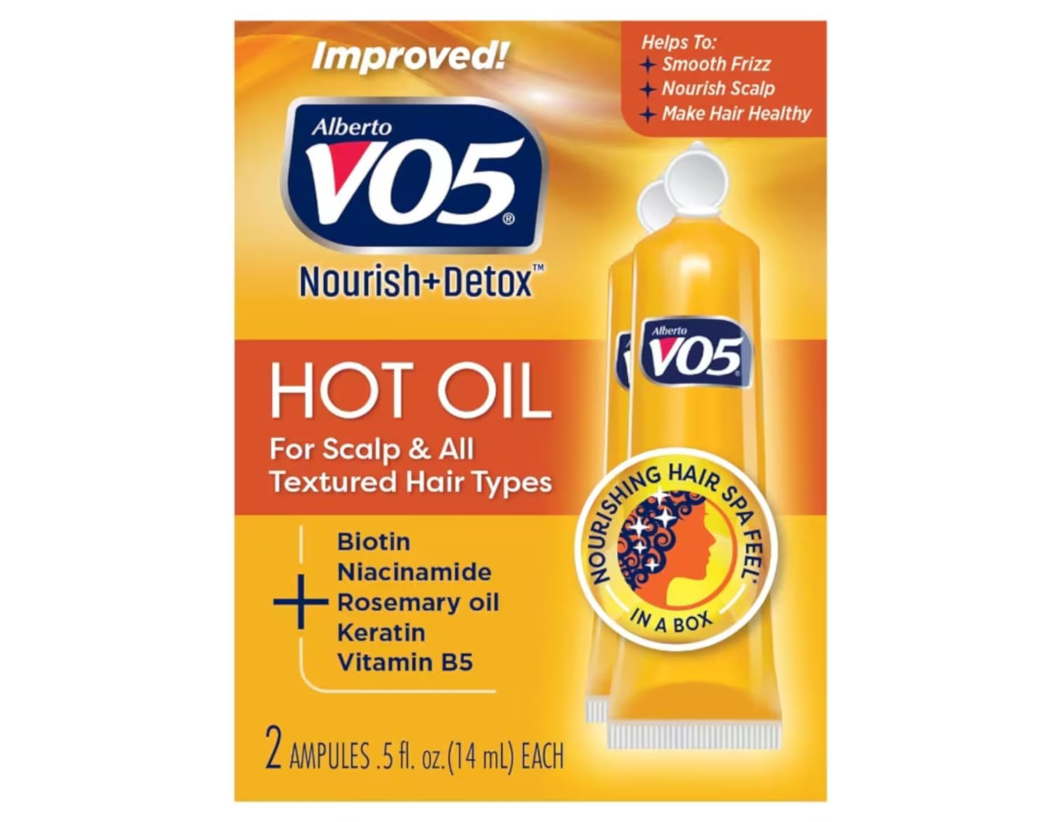 VO5 Hot Oil Therapy: Moisturizing Treatment (2 Pack) VO5 Hot Oil Therapy Moisturizing Treatment 2 ea