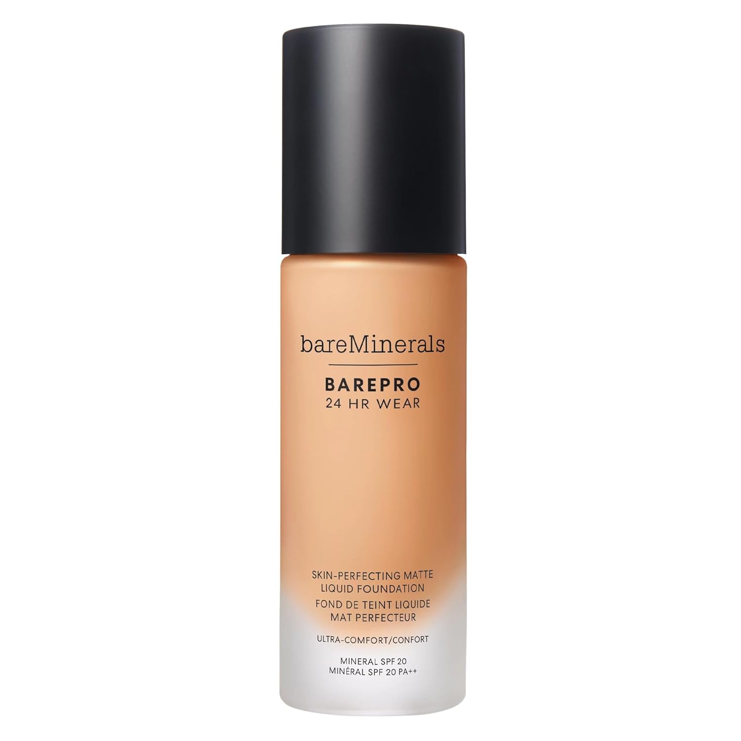bareMinerals Barepro Foundation: Full Coverage, SPF 20, Vegan bareMinerals Barepro Performance Wear Liquid Foundation SPF 20, Breathable Makeup for Face, Full Coverage, 24HR Wear, Natural Matte Finish, Vegan